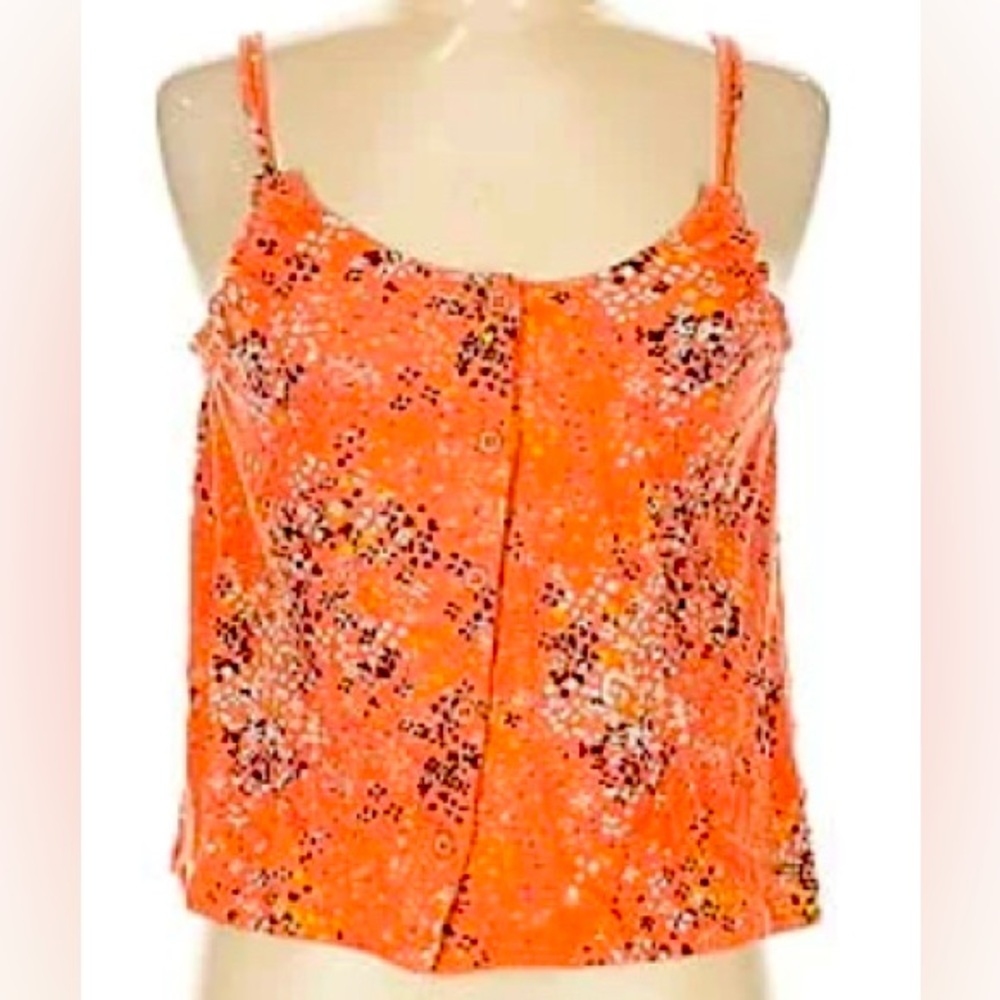 Hang Ten Orange/Coral Sleeveless Tank